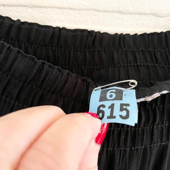 Vintage Carole Little Petites Novelty skirt Hen Chicken Black Kelly green 18 - Picture 11 of 15